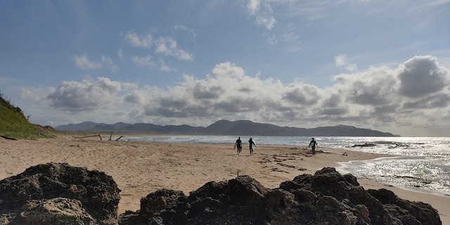 箱石浜サーフィン