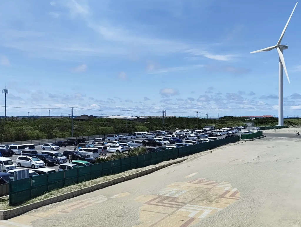 波崎海水浴場無料駐車場